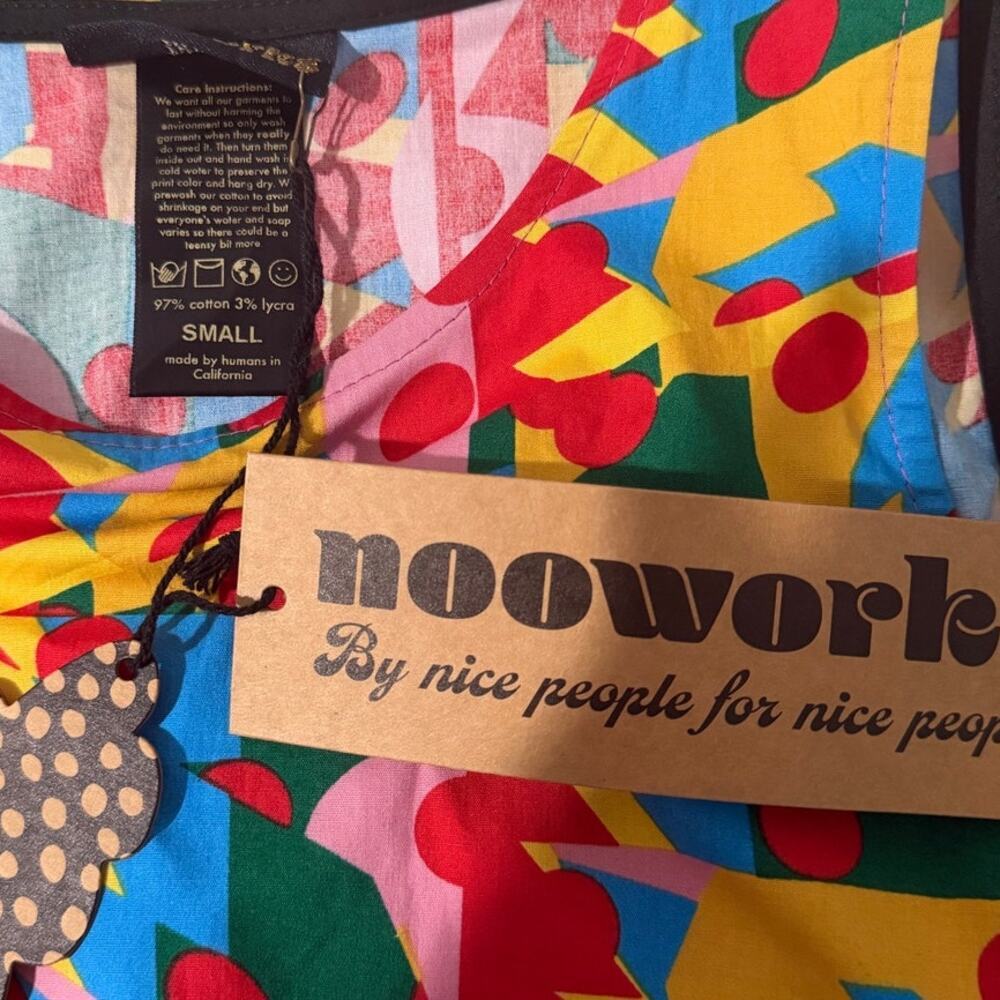 NWT Nooworks Big Pocket Macarena Dress Size Small - Picture 4 of 4